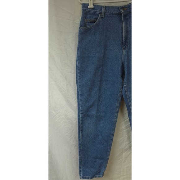 Vtg Riders 90’s Womans Sz 14 Petite High Waist Tapered Leg Med Wash Jeans 32x29 - Picture 2 of 14